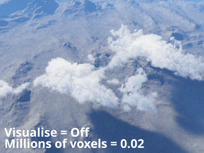 Visualise voxels = Off.