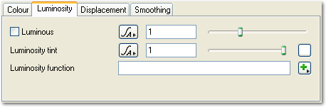 Surface Layer - Luminosity Tab