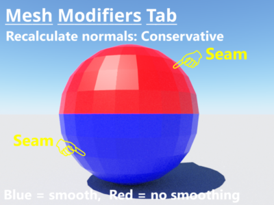 Normals recomputed with Conservative.