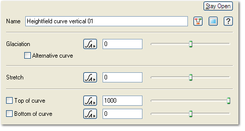 Heightfield Curve Vertical