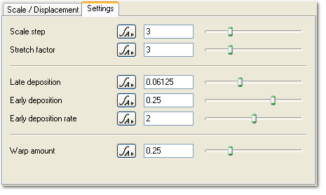 Alpine Fractal Shader - Settings Tab