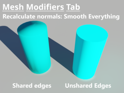 Normals recomputed with Smooth Everything.