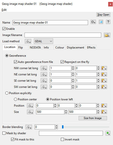 GEOG Image Map Shader