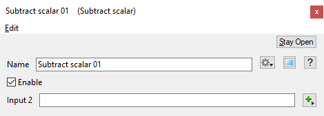 Subtract Scalar