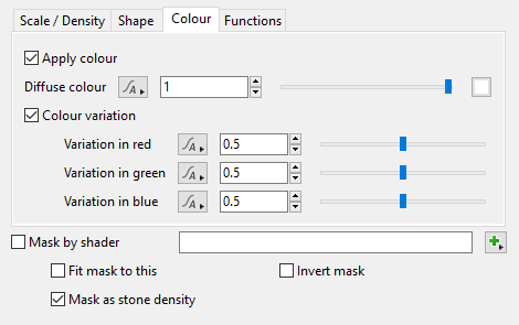 Fake Stones Colour Tab