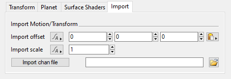 Import Tab