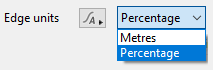 Edge units options.
