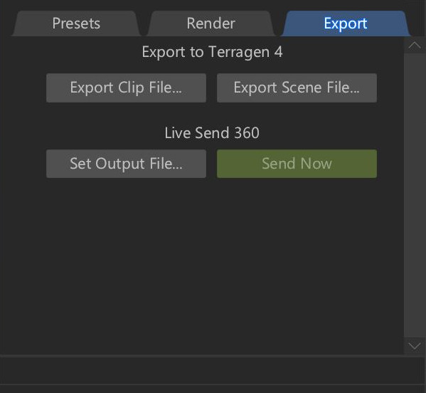 The Export Tab