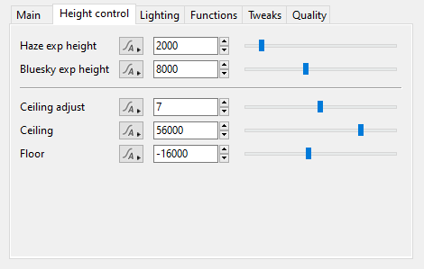 Planet Atmosphere Height Control Tab