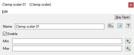 Clamp Scalar