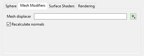 Mesh Modifiers Tab