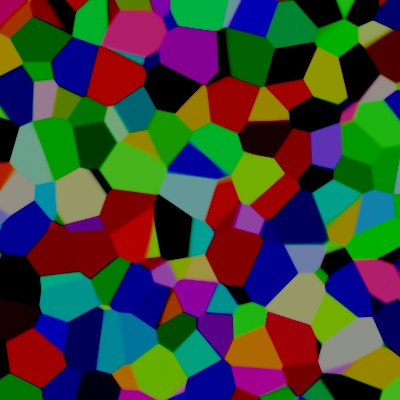 Smooth Voronoi 3D Cell Colour noise pattern