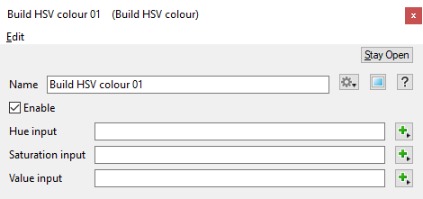 Build HSV