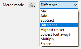 Merge mode options