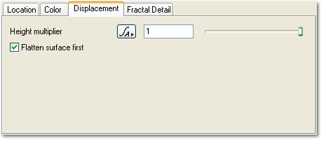 Heightfield Displacement Shader - Displacement Tab