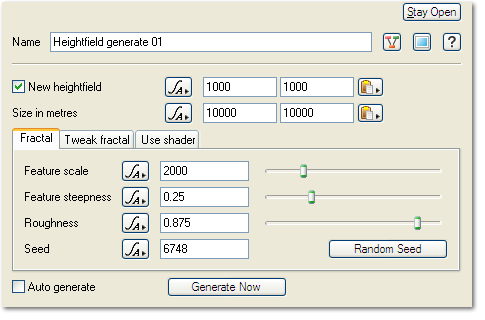 Heightfield Generate