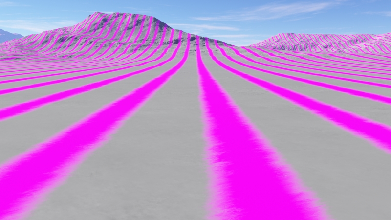 Render showing the effect of multiplying the X to scalar output value by another value.