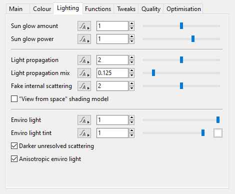 Lighting Tab