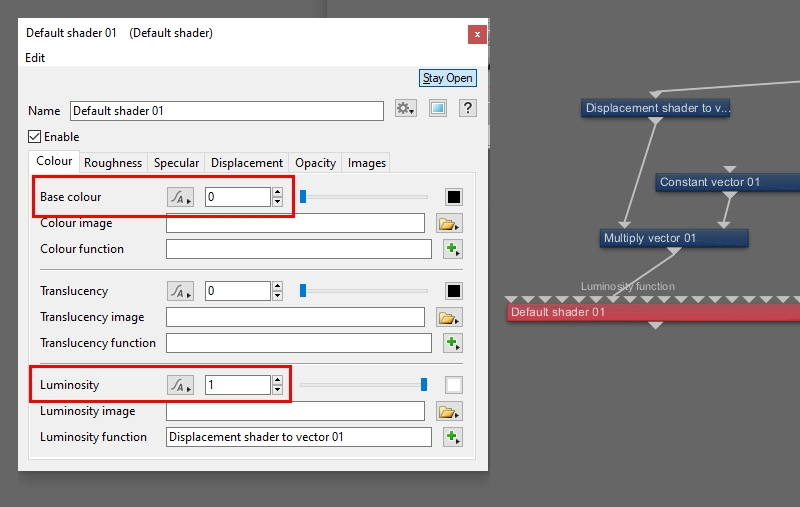 Set the Base colour parameter to black and the Luminosity parameter to white.