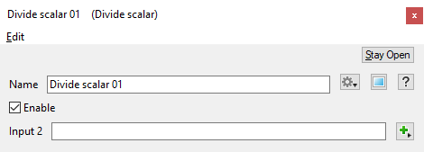 Divide Scalar