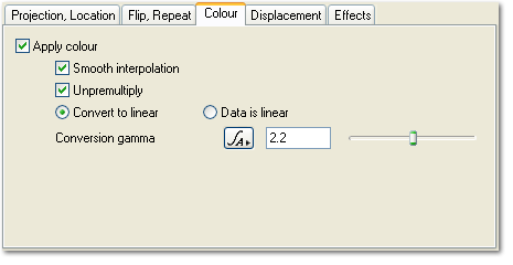 Image Map Shader - Colour Tab