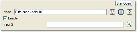 Difference Scalar