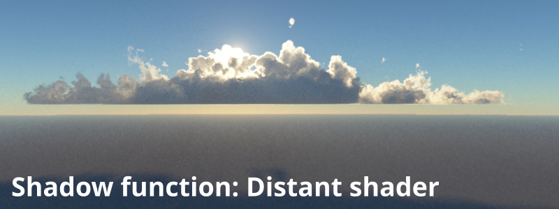 Shadow function using Distant shader.