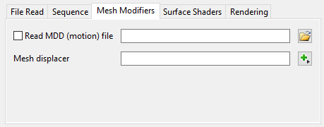 Mesh Modifiers Tab