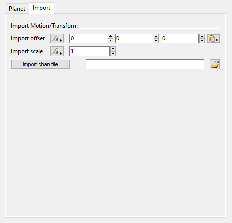 Import Tab