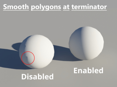 Smooth Polys at Terminator comparison