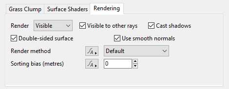 Rendering Tab