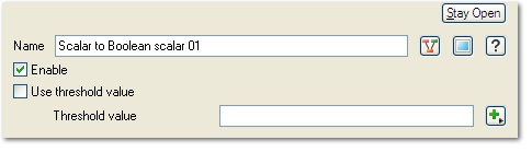 Scalar to Boolean Scalar