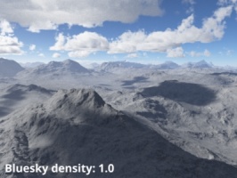 Bluesky density = 1