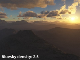 Bluesky density = 2.5