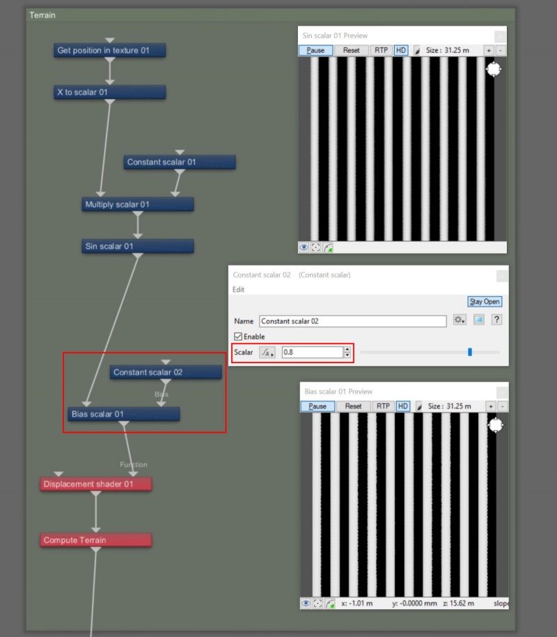 Node Network view Step 03 - rows.