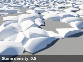 Stone density = 0.5