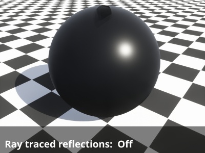 Ray traced reflections unchecked.
