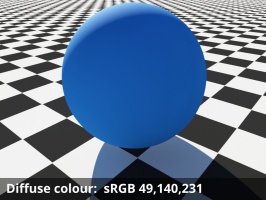 Diffuse colour = sRGB 49,140,231