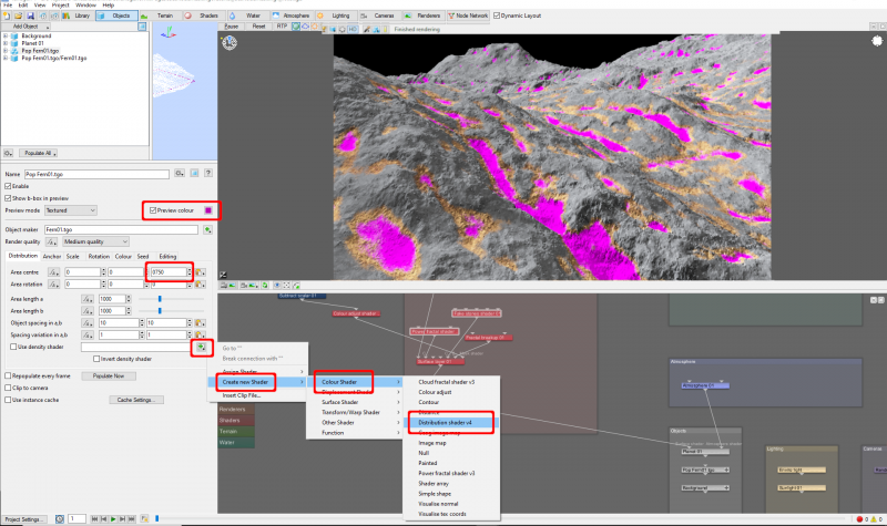 Assign a new Distribution shader as the mask for the population.