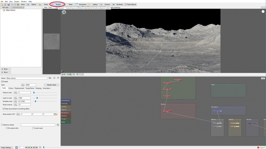 The shaders layout