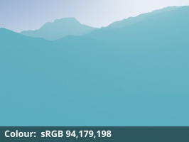 Colour = sRGB 94,179,198