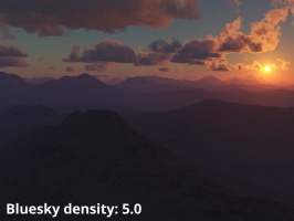 Bluesky density = 5