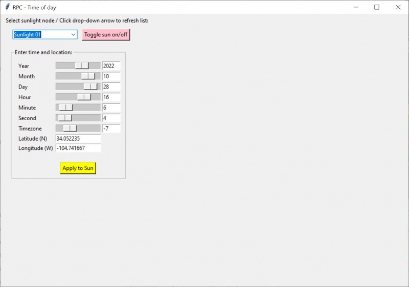 The final GUI for Part 05.