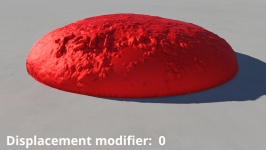 Displacment modifier = 0 (default)