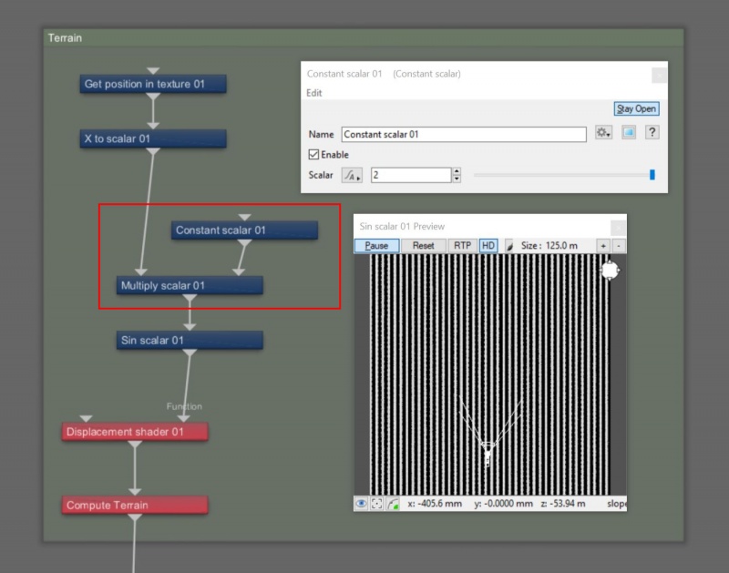 Node Network view Step 02 - rows.