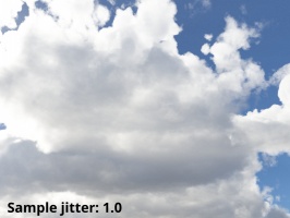 Sample jitter = 1.0