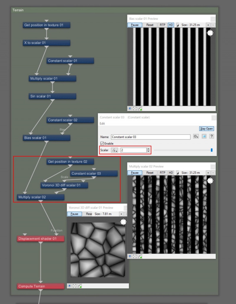 Node Network view step 04 - rows.