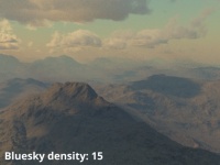 Bluesky density = 15