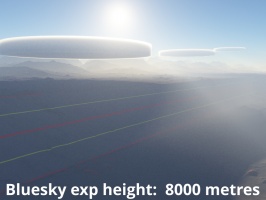 Bluesky exp height = 2000 metres