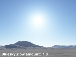 Bluesky glow amount = 1.0